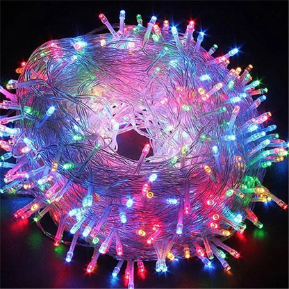 Christmas Lights 5M 10M 20M 30M 50M 100M Led String Fairy Light 8 Modes Christmas Lights For Patio Wedding Party Holiday Ligh