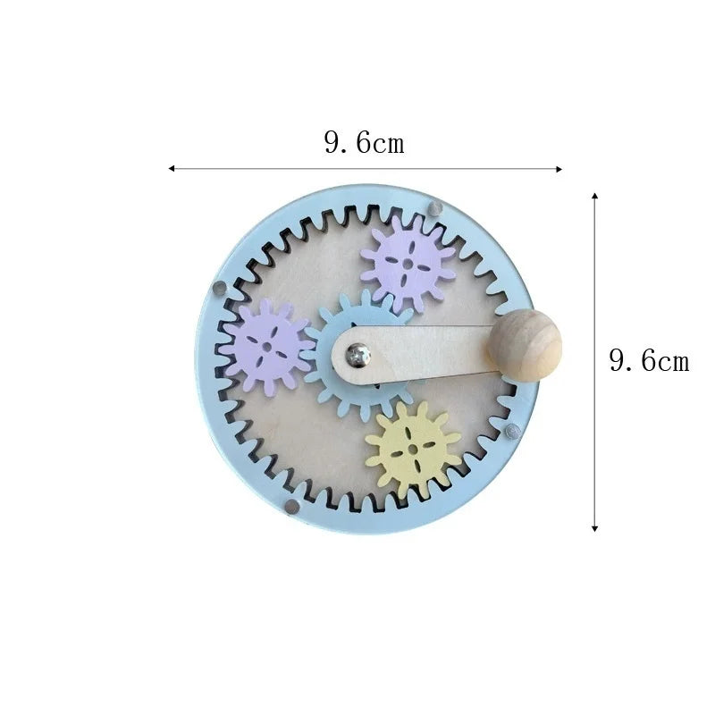 DIY Montessori Busy Board Accessories Bee Flower Gear Gate Educational Toys LED Lamp Drum Learning Wooden Game Busy Board Toy