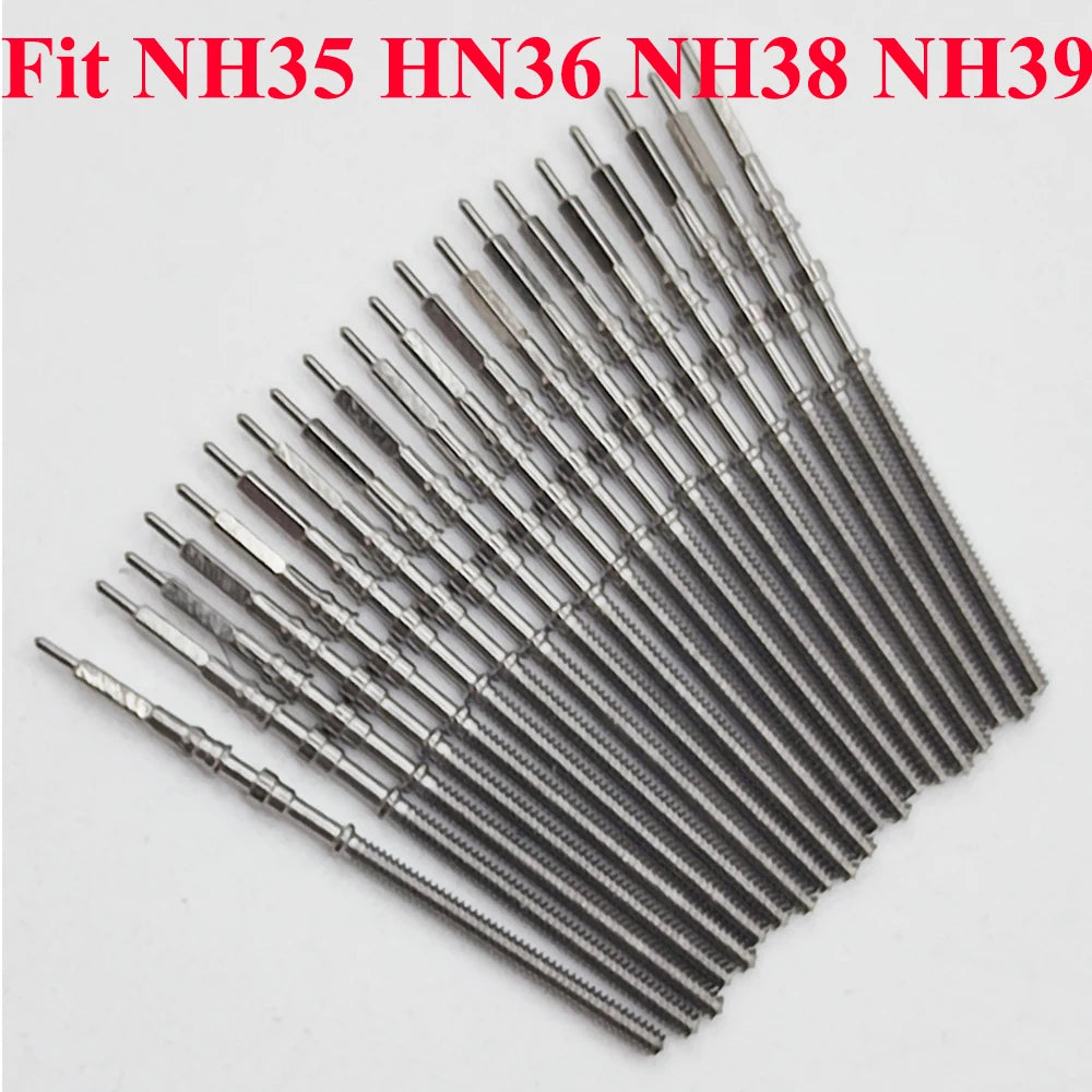 Watch Stem Stainless Steel Spare Parts fit NH35 NH36 NH34 NH38 NH39 Crown Automatic Mechanical Movement Watch Parts Crown Ste