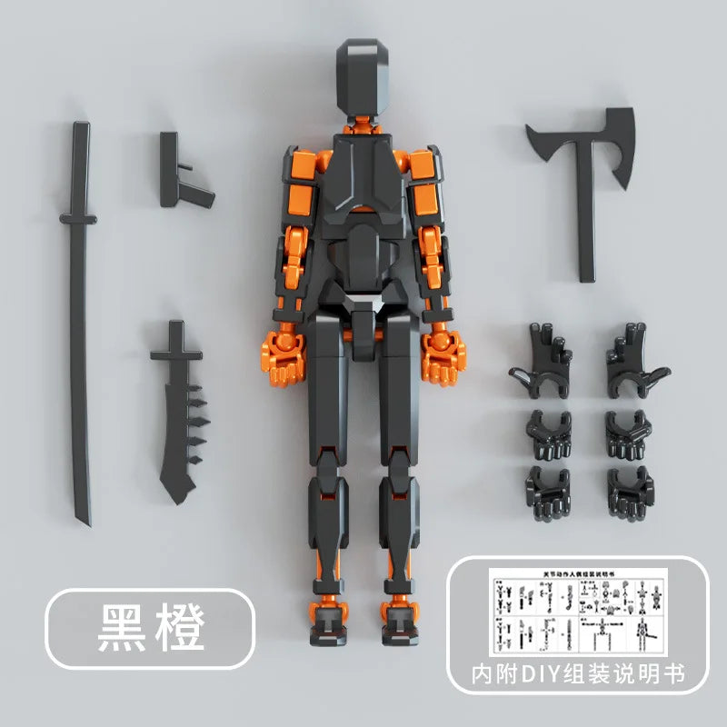 3D Printed Mannequin Action Figures Toys Dummy 13 Shapeshift Robot Multi-Jointed Movable Kids Adults Parent-children Games Gi