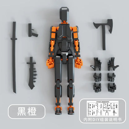 3D Printed Mannequin Action Figures Toys Dummy 13 Shapeshift Robot Multi-Jointed Movable Kids Adults Parent-children Games Gi
