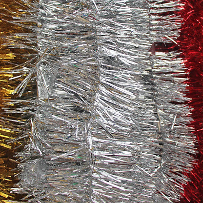 2m Christmas Garland, Gold, Silver, Red, Blue, Green,Santa Garland,Christmas Ornaments - Style 3
