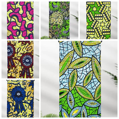 New African Ankara Batik Fabric Super Real Wax African Cotton Material Prints Wax Tissu For Sew 6yards