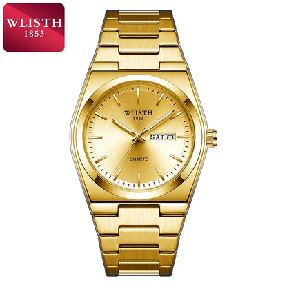 Man Watch Quartz Watch Luxury Waterproof Luminous Date Week Stainless Steel Men's Watch Male relógios masculino reloj hombre 