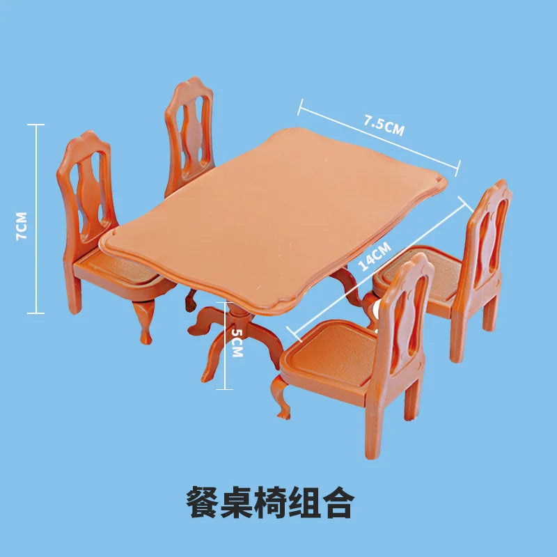 miniature items dollhouse furniture accessories living room bedroom supermarket shopping games family interaction doll kids t