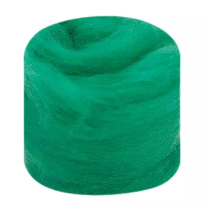 Needle Felting Wool Fibre Wool Roving for DIY Craft Materials, Needle Felt Roving Fabric Felt Craft Toys Handmade Felting Cra