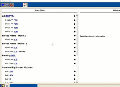 IDS 133 VCM VCI Diagnostic Software