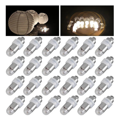 10/20/50pcs Waterproof LED Party Lights Seasonal Lighting for Balloons Paper Lanterns Balloon Wedding Halloween Christmas Par