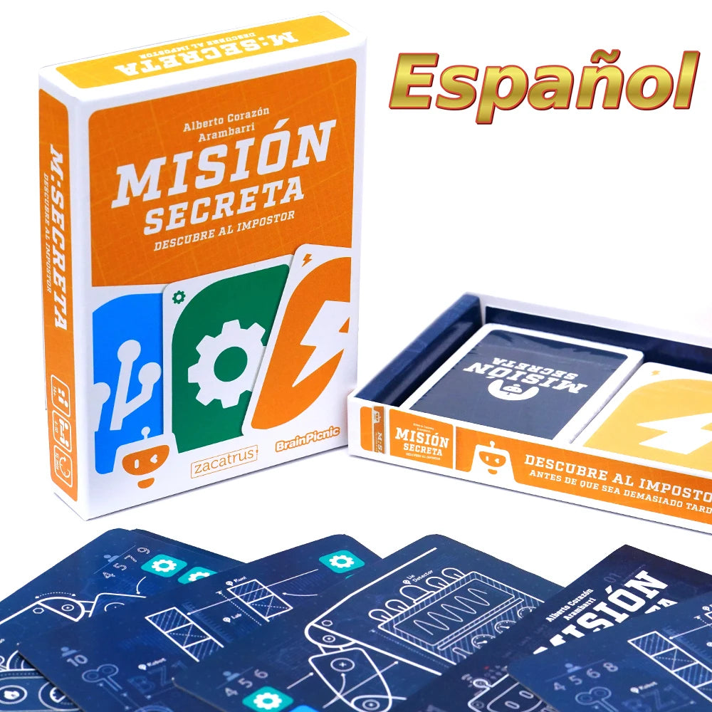 Spanish Card Game Party Friends The Imposter El Tonto del Pueblo Black Stories Unanimous Strategy Board Games Mision Secreta
