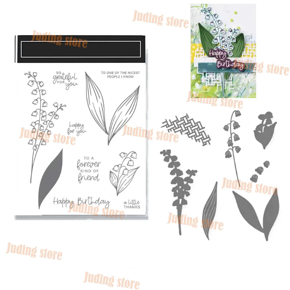 Butterfly Friends 2026 New Clear Stamps And Cutting Dies In French German For Scrapbook Stamping Dies Blessing Of Cards Craft