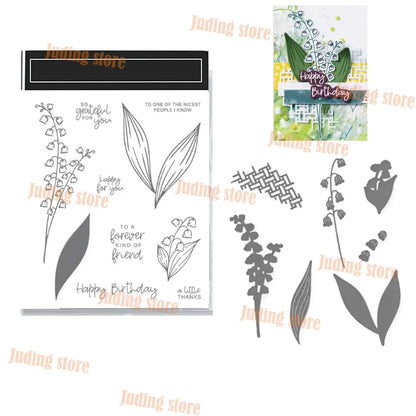 Butterfly Friends 2026 New Clear Stamps And Cutting Dies In French German For Scrapbook Stamping Dies Blessing Of Cards Craft