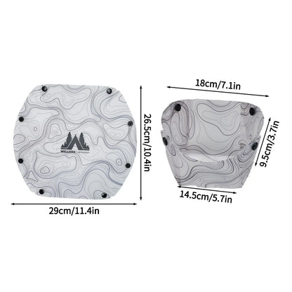 Outdoor Camping Folding Lightweight Tableware Camping Supplies Portable Foldable Bowl Plate Cup Filter Folding Tableware посу
