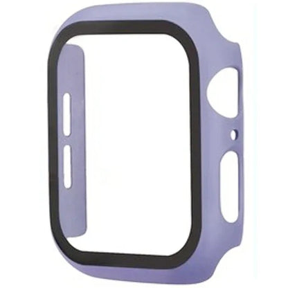 Glass+Cover For Apple Watch case 44mm 40mm 41 42 45 mm 49mm 46mm Screen Protector iWatch series Ultra 10 9 8 7 6 SE 5 Accesso