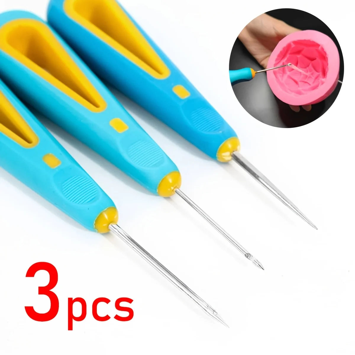 Candle Mold Punch Tool Silicone Mould Hand Drill Equipment Practical Gadget Punch Needle Candle Wick Tool Candle Making Suppl