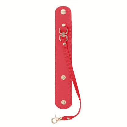Vintage Leather Glove Holder Strap With Clasp Leather Towel Holder For Handbag Glove Strap For Hat Outdoor Camping Women