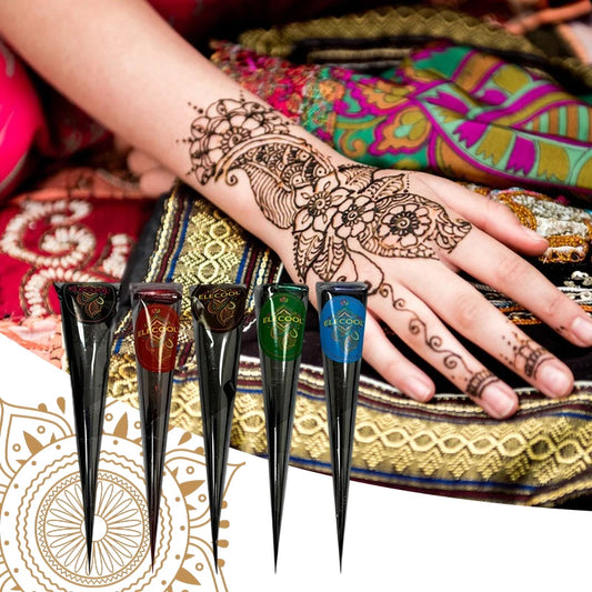 pure natural organic brown henna cream, brown henna tattoo cream, temporary tattoo, henna tattoo cream semi-permanent he