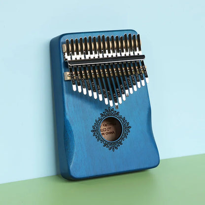 21 Key Mahogany Kalimba 17 key Thumb Piano Portable Finger Piano for Beginner Mbira Gifts for Adults/Kids