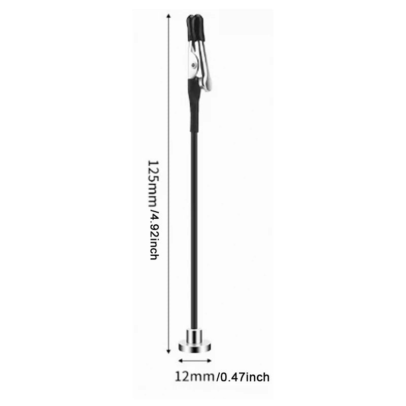 Soldering Third Hand with Strong Magnetic Base, Flexible Arms PCB Holder for Electronics Repair – Alligator Clip Welding Tool