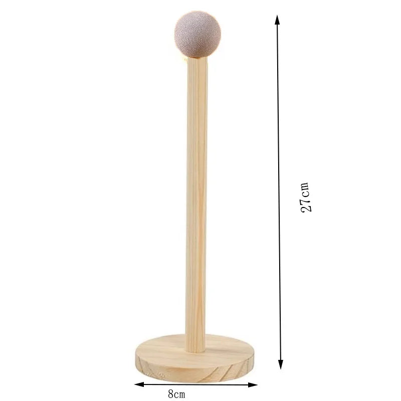 Wooden Hair Band Holder Children Rubber Band Hair Rope Accessories Storage Rack Display Shelf For Living Room Easy To Assembl