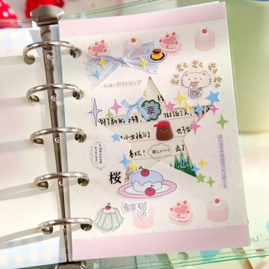 3 Pcs Candy-Colored Animal Stickers For Scrapbooking & DIY Journaling