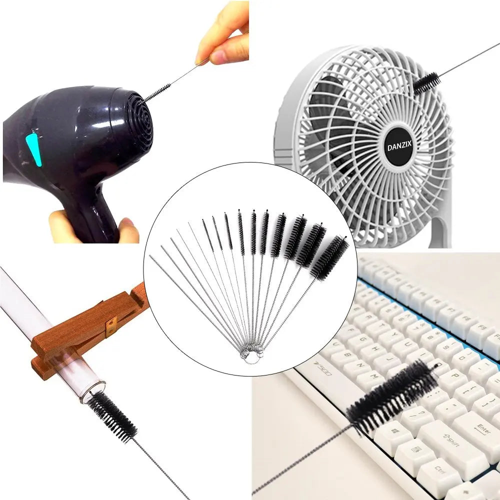 Nylon Brush Multi-Functional Tools Set Brush Spray Brush Cleaning Drink Straws Sewing Machines Paint Spray Guns Cleaning Brus