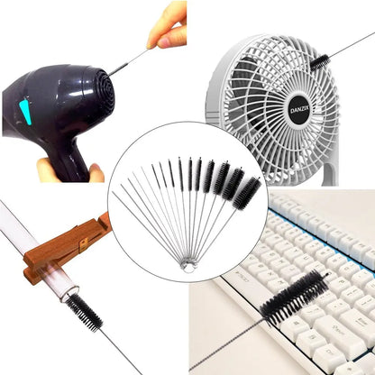 Nylon Brush Multi-Functional Tools Set Brush Spray Brush Cleaning Drink Straws Sewing Machines Paint Spray Guns Cleaning Brus
