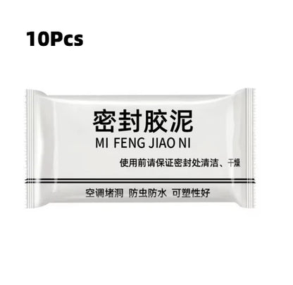 Sealing Cement Wall Hole Sealant Air Conditioning Repair Mud Clogged Mud Glue White Waterproof Household Filling Pipe Glue