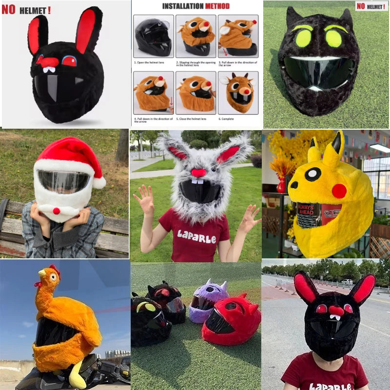 2025 New Motorcycle Helmet Hat Full Helmets Christmas Cap Gift Cover Motorbike Funny Heeds Crazy Case Crash Outdoor Personali