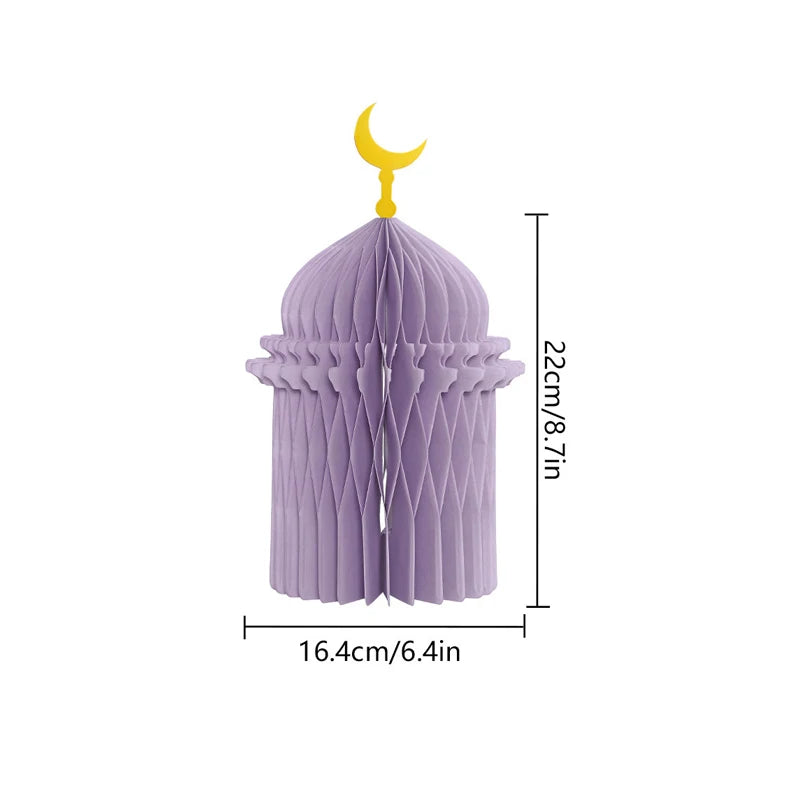Ramadan decorations 2026 Honeycomb Ball Party Favors Gifts Ramadan Decoration 2026 Ramadan Festival Eid Bedroom Backdrop Deco
