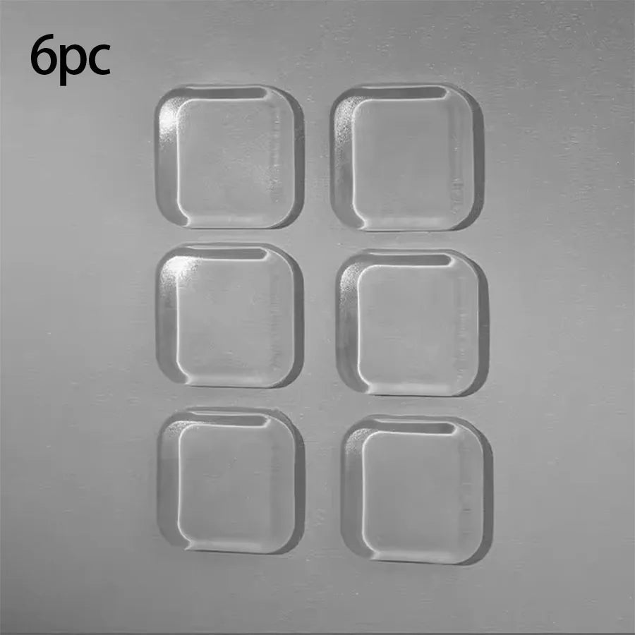 Door Knob Wall Shield Clear Soft Rubber Door Stopper Door Handle Bumper Mute Stickers Wall Protector Muffler Pad Protective P