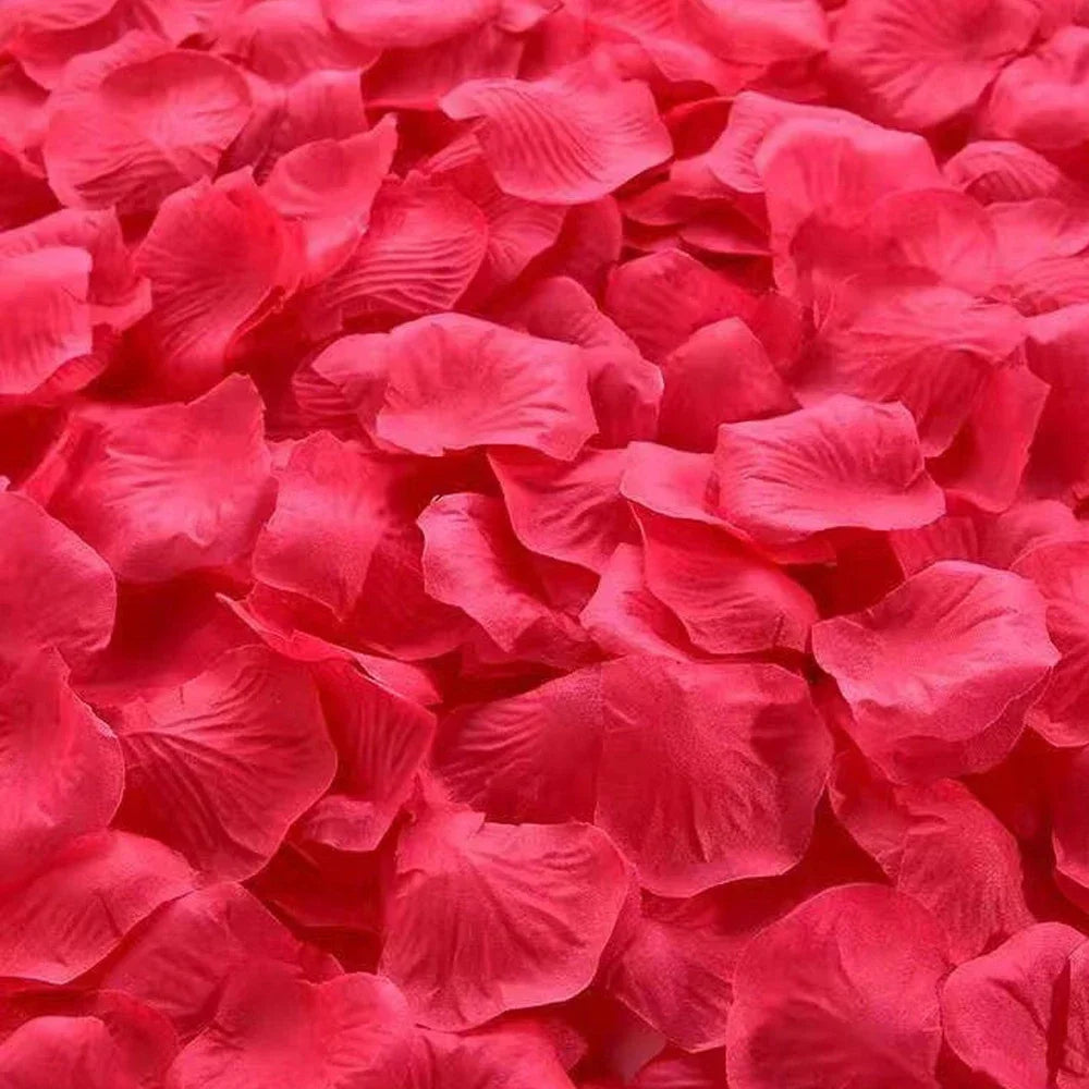 100-10000Pcs Top Colorful Artificial Fake Rose Petals Red White Gold Roses Petal Flowers Romantic Wedding Party Valentine Dec