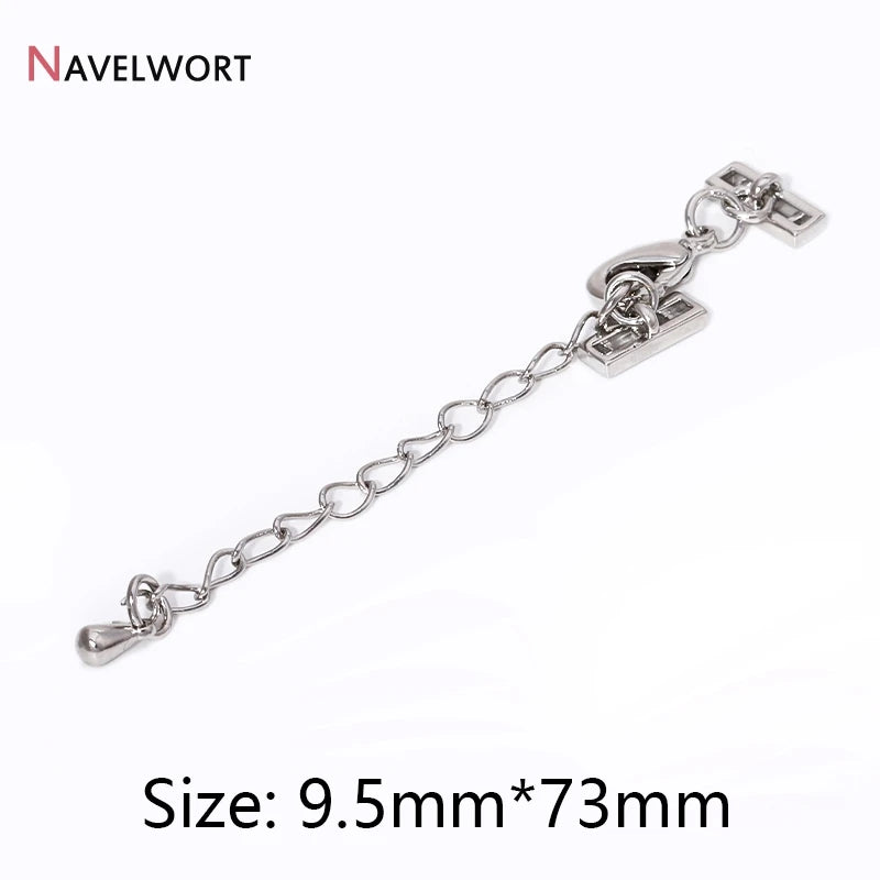 2 Sizes 18K Gold Plated Brass Metal Lobster Clasps Hooks Connector,Clasps For Jewelry,DIY Fashion Jewelry Making Accessories