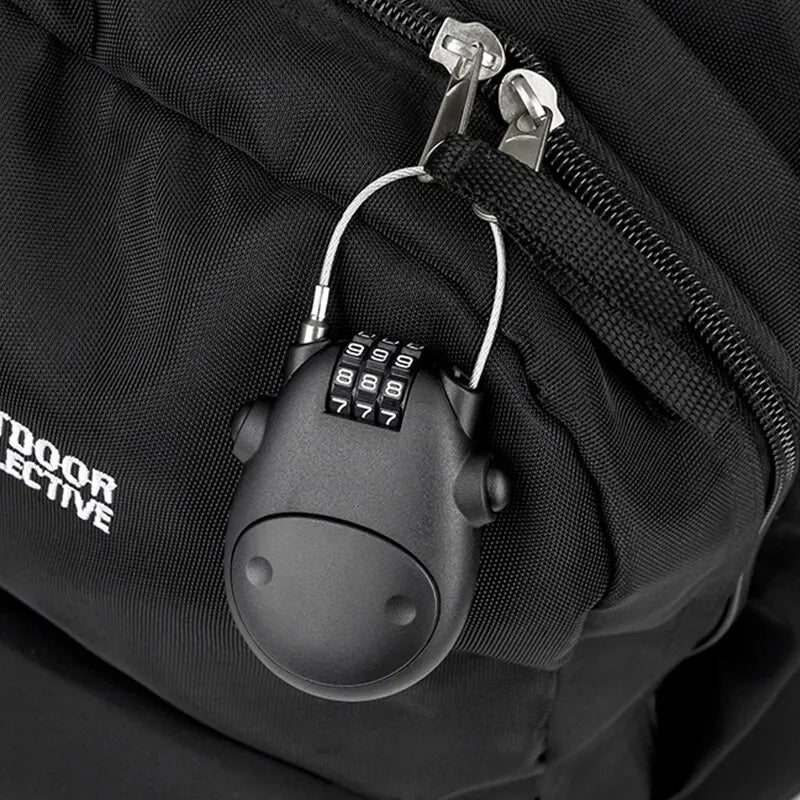 Bicycle Steel Cable Code Lock Suitcase Car Sled Telescopic Wire Rope Lock Bicycle Helmet High-precision Code Wheel Password L