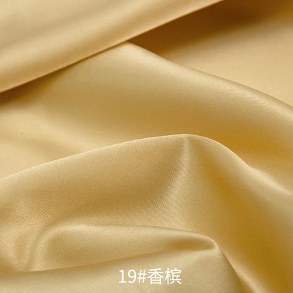 0.5m/1m/2m Satin Fabric Lining Soft and Shiny Silk-Like Material,for Clothing and Lining, Garments, DIY Craft, and Gift Wrapp