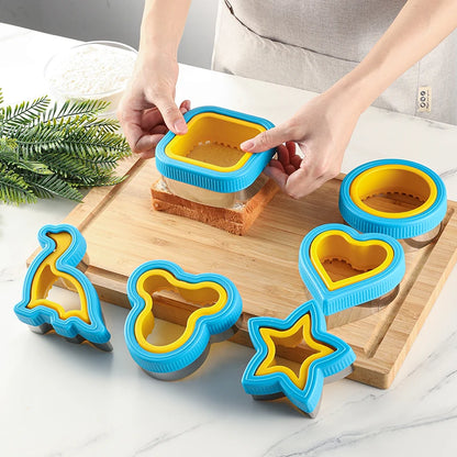 Sandwich cutting and sealing machine, biscuit plastic cutting machine, household kitchen tools, baking molds, creative cuttin