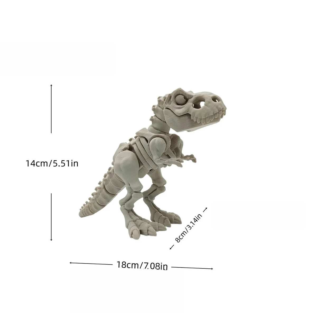 Simulation Dinosaur Fossil Plastic Skeleton Model Children's DIY Handmade Dinosaur Skeleton Assembly Kit Tyrannosaurus Rex Mo