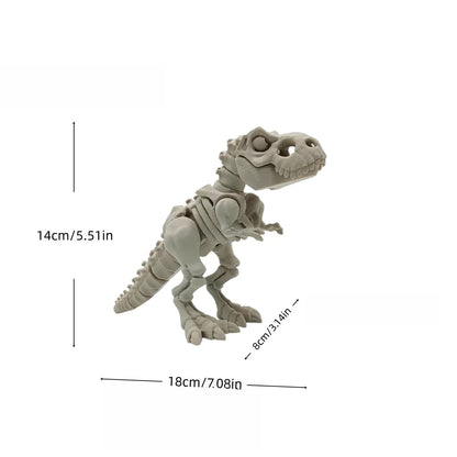 Simulation Dinosaur Fossil Plastic Skeleton Model Children's DIY Handmade Dinosaur Skeleton Assembly Kit Tyrannosaurus Rex Mo