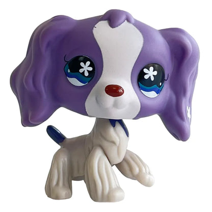 Rare Pet Shop LPS Toy Stands Short Hair Cat Original Kitten Husky Puppy Dog Fox Cute Animal Old Bobble Head Toy - 672