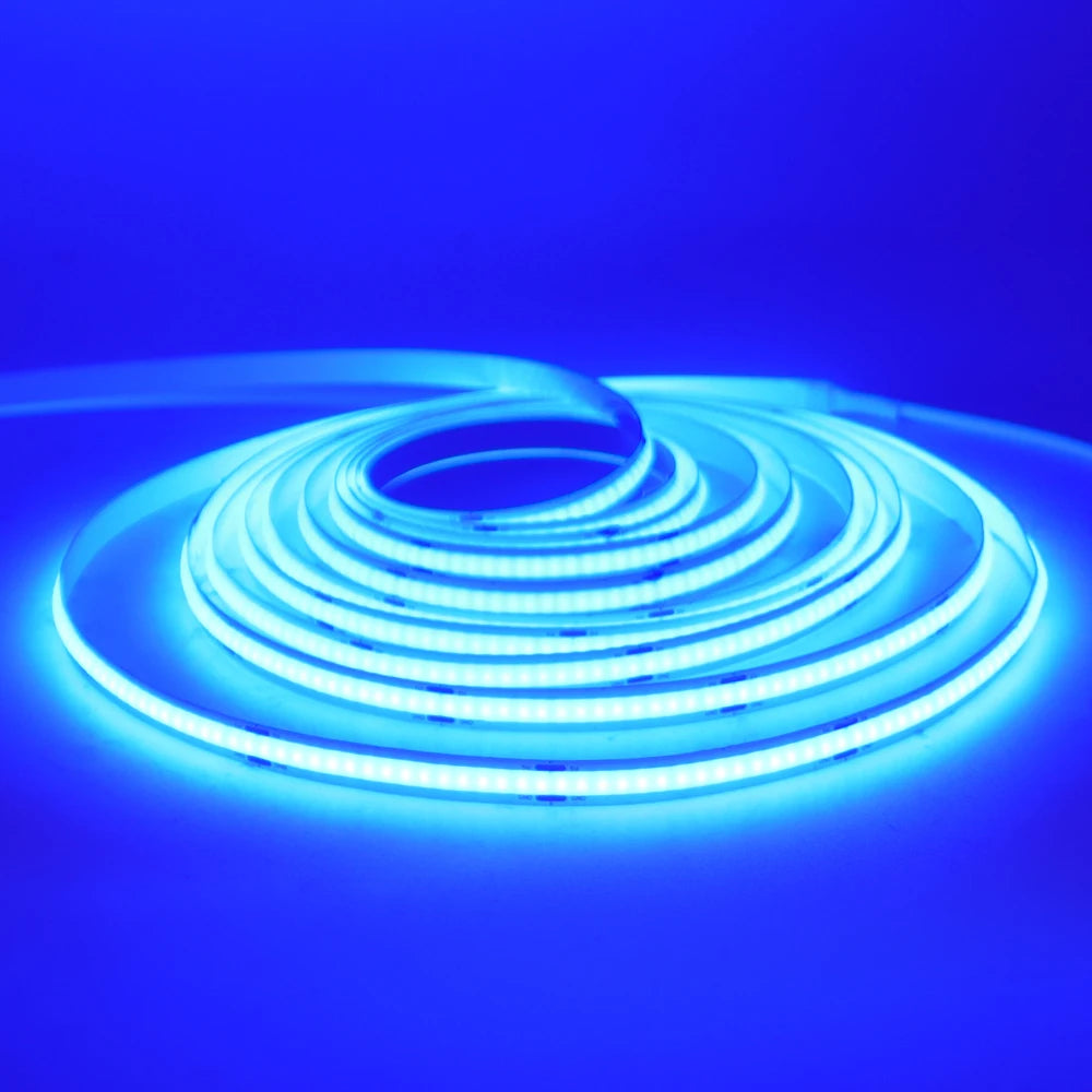 DC 5V USB COB Strip 3MM 5MM 8MM White/Pink/Red/White/Yellow/Ice Blue/Green Flexible Ribbon Rope Home Decor TV Backlight - Blu