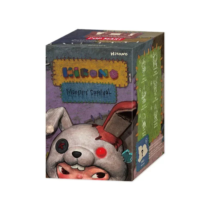 POP MART Hirono Monster Is Carnival Series Blind Box Guess Bag Mystery Box Toys Doll Cute Anime Figure Desktop Ornaments Gift
