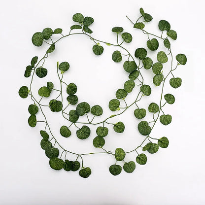 Artificial Plants Home Decor Wall Liana Ivy Decorative Creeper Foliage Fake Vines Greenery Room Decoration Green Leaves - Beg
