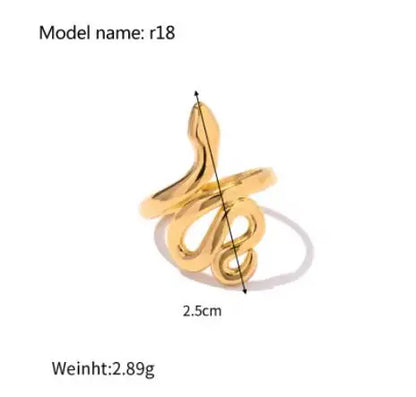 Fashion Simple Stainless Steel Rings For Women Gold Color Smooth Geometric Open Rings Arc Rings Diamonds Jewellery Ring Gift 