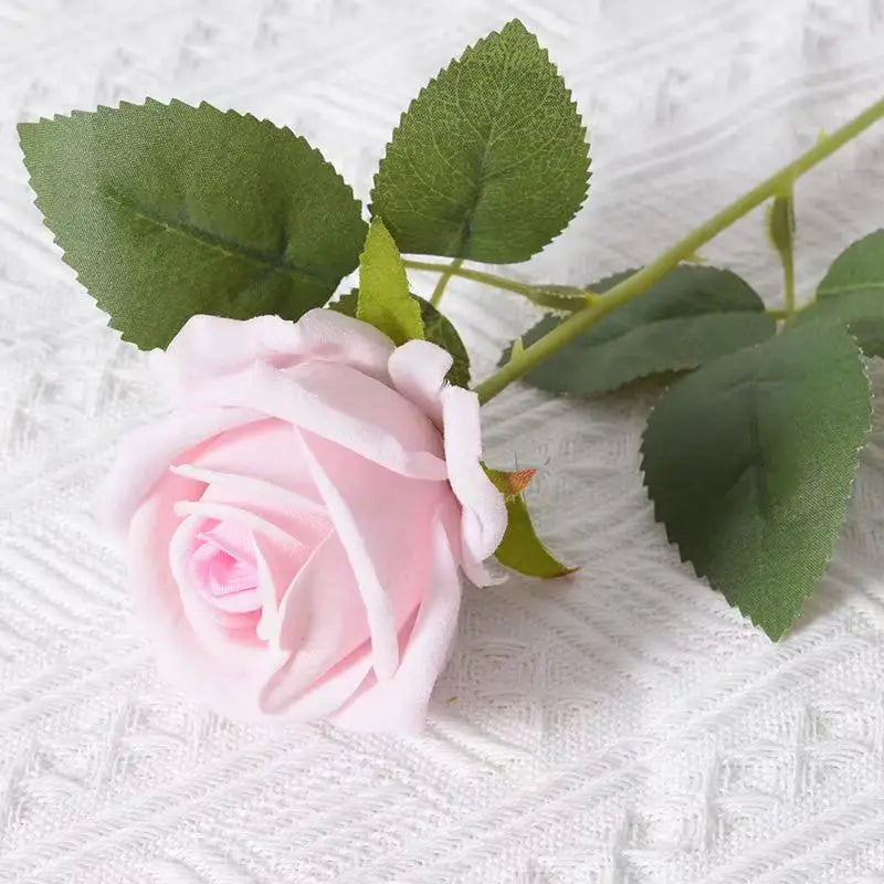 1/5/10/20pcs Roses Artificial Flowers Rose Flower Branch Artificial Red Roses Realistic Fake Rose for Wedding Home Decor - fl