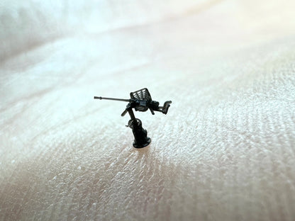 MUYI model 1/350 1/700 Military 20mm C/30 AA Guns (Firing State) Base Type: SL C/30 Single Mount Hobby DIY Accessories