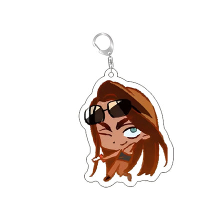 Anime Alien Stage Chibis Keychain Luka Ivan Till Mizi Hyuna Sua Key Ring Game Accessories Backpack Pendant Prop Jewelry Gift 