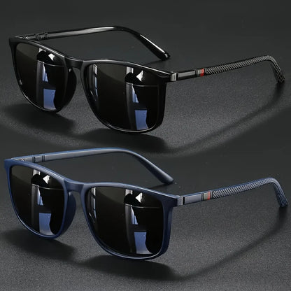 2/3pcs Luxury Square Vintage Cycling Sunglasses Men Women Fashion Travel Driving Fishing Sun Glasses Male Eyewear UV400 - GRA