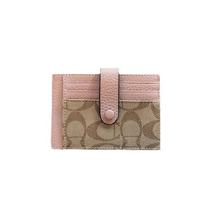 2026 New Monogram Ultra-thin Ins Style Card Holder Fashion Mini Short Envelope For Women Appliques ID Wallet Credit Card Purs