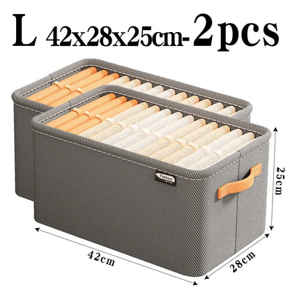 Thicken Clothes Organizer Pants Sweater Storage Cabinets Drawers Organizer Jeans Storage Box Wardrobe Clothes Storage Organiz