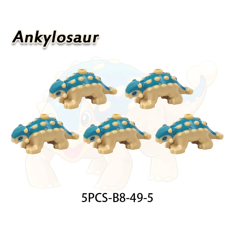 MOC City Animal Series Zoo Scene Panda Tiger Dog Cat Sheep Goat Accessories Building Blocks Bricks Street View Bricks Toys Gi