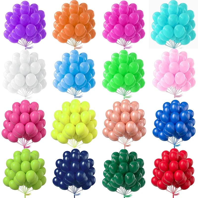 10/20/30/50pcs Pastel Green Blue Pink Latex colorful Balloon Wedding Happy Birthday Party Decoration Baby Shower Globos Ballo